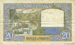 20 Francs TRAVAIL ET SCIENCE FRANKREICH  1940 F.12.03 S