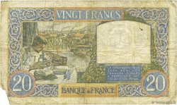 20 Francs TRAVAIL ET SCIENCE FRANCIA  1940 F.12.04 MB