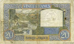 20 Francs TRAVAIL ET SCIENCE FRANKREICH  1940 F.12.04 fS