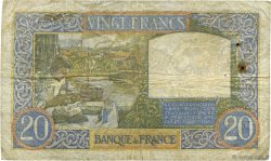 20 Francs TRAVAIL ET SCIENCE FRANCIA  1940 F.12.11 MB