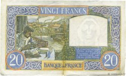 20 Francs TRAVAIL ET SCIENCE FRANKREICH  1941 F.12.12 SS