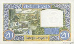 20 Francs TRAVAIL ET SCIENCE FRANCIA  1941 F.12.14 SC