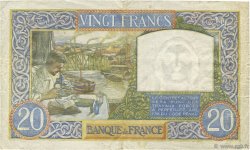 20 Francs TRAVAIL ET SCIENCE FRANCE  1941 F.12.16 VF+