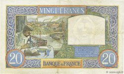 20 Francs TRAVAIL ET SCIENCE FRANCIA  1942 F.12.21 MBC