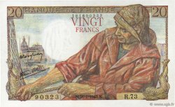 20 Francs PÊCHEUR FRANCIA  1943 F.13.05 AU