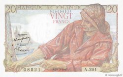 20 Francs PÊCHEUR FRANCE  1949 F.13.14 XF+