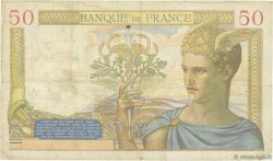 50 Francs CÉRÈS FRANCIA  1935 F.17.13 BC+