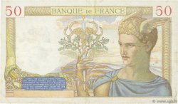50 Francs CÉRÈS FRANKREICH  1936 F.17.23 SS