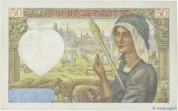 50 Francs JACQUES CŒUR FRANKREICH  1941 F.19.05 VZ+