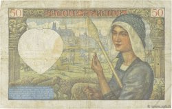 50 Francs JACQUES CŒUR FRANCE  1941 F.19.06 TB