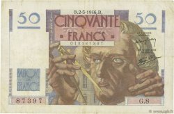 50 Francs LE VERRIER FRANCIA  1946 F.20.03 MBC