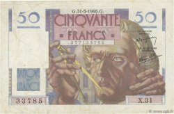 50 Francs LE VERRIER FRANCIA  1946 F.20.05 BC