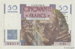 50 Francs LE VERRIER FRANCIA  1946 F.20.06 SPL