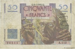 50 Francs LE VERRIER FRANKREICH  1948 F.20.10 fS