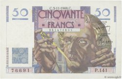 50 Francs LE VERRIER FRANCIA  1949 F.20.13 EBC