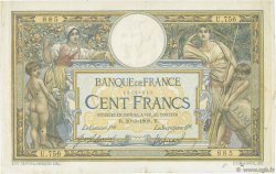 100 Francs LUC OLIVIER MERSON avec LOM FRANCE  1909 F.22.02 VF-
