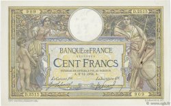 100 Francs LUC OLIVIER MERSON sans LOM FRANCE  1914 F.23.06 VF