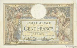 100 Francs LUC OLIVIER MERSON grands cartouches FRANCIA  1925 F.24.03 BB
