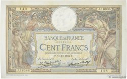 100 Francs LUC OLIVIER MERSON grands cartouches FRANCIA  1926 F.24.05