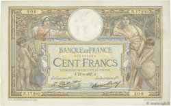 100 Francs LUC OLIVIER MERSON grands cartouches FRANCE  1927 F.24.06 VF