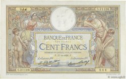 100 Francs LUC OLIVIER MERSON grands cartouches FRANCE  1928 F.24.07 F+