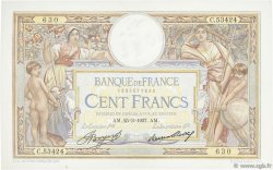 100 Francs LUC OLIVIER MERSON grands cartouches FRANKREICH  1937 F.24.16 VZ+
