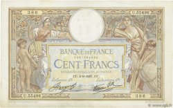 100 Francs LUC OLIVIER MERSON type modifié FRANKREICH  1937 F.25.01 SS