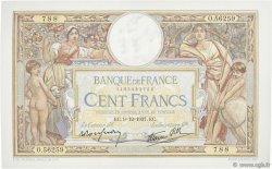 100 Francs LUC OLIVIER MERSON type modifié FRANCE  1937 F.25.05 XF-