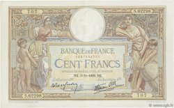 100 Francs LUC OLIVIER MERSON type modifié FRANCIA  1938 F.25.34 MBC
