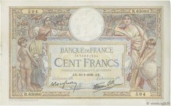 100 Francs LUC OLIVIER MERSON type modifié FRANCIA  1939 F.25.39 MBC+