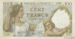 100 Francs SULLY FRANKREICH  1939 F.26.04 fSS
