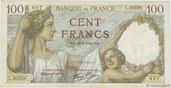 100 Francs SULLY FRANCE  1942 F.26.70 TTB+