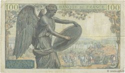 100 Francs DESCARTES FRANCE  1942 F.27.01 VF