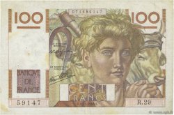 100 Francs JEUNE PAYSAN FRANCE  1946 F.28.02 F+