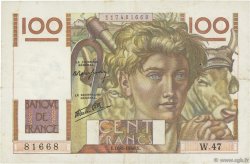 100 Francs JEUNE PAYSAN FRANCIA  1946 F.28.04 MBC