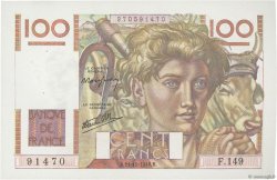100 Francs JEUNE PAYSAN FRANCE  1946 F.28.11 XF+