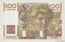 100 Francs JEUNE PAYSAN FRANCE  1947 F.28.16 SPL