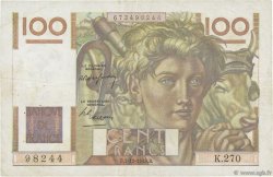 100 Francs JEUNE PAYSAN FRANKREICH  1948 F.28.20 SS