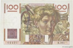 100 Francs JEUNE PAYSAN FRANKREICH  1950 F.28.26