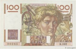 100 Francs JEUNE PAYSAN FRANCE  1950 F.28.28 XF-