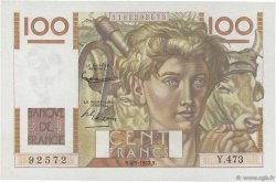 100 Francs JEUNE PAYSAN  FRANCE  1952 F.28.33 pr.NEUF