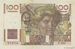 100 Francs JEUNE PAYSAN FRANCE  1953 F.28.37 pr.SUP