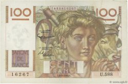 100 Francs JEUNE PAYSAN FRANCE  1954 F.28.42 VF+