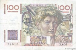 100 Francs JEUNE PAYSAN FRANCIA  1954 F.28.43a MB