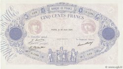 500 Francs BLEU ET ROSE FRANCIA  1929 F.30.32 MBC