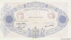 500 Francs BLEU ET ROSE FRANCIA  1933 F.30.36 BB