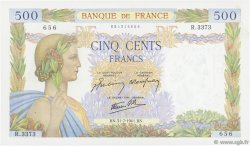 500 Francs LA PAIX FRANCE  1941 F.32.20 XF