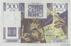 500 Francs CHATEAUBRIAND FRANCIA  1946 F.34.05 SPL+