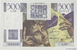 500 Francs CHATEAUBRIAND FRANCIA  1946 F.34.05 SPL