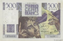 500 Francs CHATEAUBRIAND FRANCE  1946 F.34.05 F+